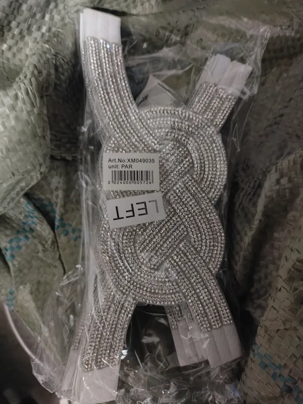 CHINELA #20 PLATA/BLANCO